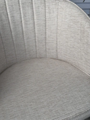 Стул DIANA Modica-40 бежево-белый, ткань / золотой каркас, ®DISAUR