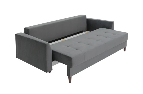 МЯГКАЯ МЕБЕЛЬ, Диван-кровать DAVID NEW. Цвет RIO GRAFFIT