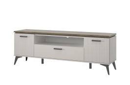 VINATI, Тумба RTV 2D1SN. Цвет ПЕРСИДСКИЙ ЖЕМЧУГ/ АМАРОК