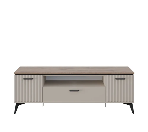 VINATI, Тумба RTV 2D1SN. Цвет ПЕРСИДСКИЙ ЖЕМЧУГ/ АМАРОК