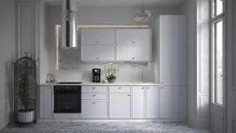 Модульная кухня Беверли Royal 3300 French Gray МДФ прямая