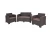 Комплект мебели Arizona Set, антрацит (на 4 персоны)