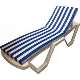 Матрац на молниях бело синий