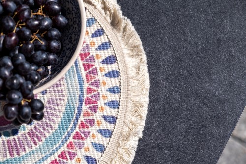 "Верона" лаунж-зона 5-местная плетеная из роупа (веревки), каркас алюминиевый темно-серый, роуп темно-серый