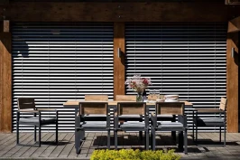 Обеденная группа из алюминия TOPA XL  Joygarden