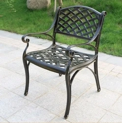 Кресло из литого алюминия ЛИОН «LION»