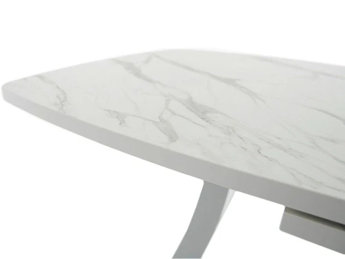 Обеденная группа (Стол Милан ПМ пластик и 4 стула Лофт), белый