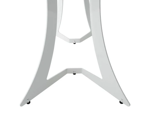 Обеденная группа (Стол Милан ПМ пластик и 4 стула Лофт), белый