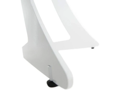 Обеденная группа (Стол Милан ПМ пластик и 4 стула Лофт), белый