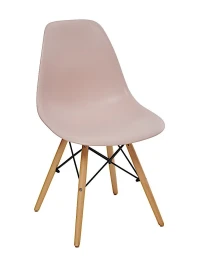 GH801/DC111 Стул пластиковый, ЧАЙНАЯ РОЗА#7880, каркас бук