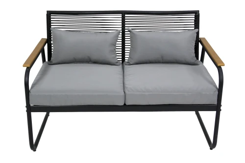 Набор мебели Амелия  арт.GS012 черный, серый "Garden story"