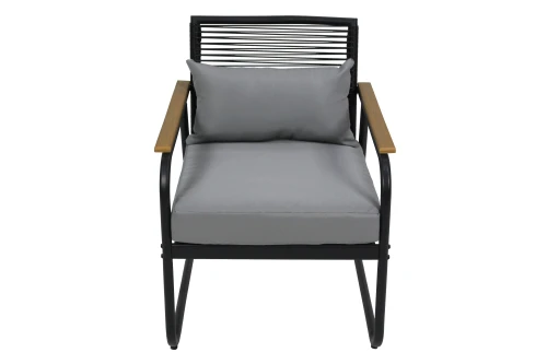 Набор мебели Амелия  арт.GS012 черный, серый "Garden story"