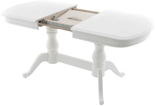 Стол «Фабрицио-2м» (мыло) 120x80, белая эмаль