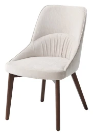 Стул ABI BOSTON-102 латте, ткань / орех, ®DISAUR