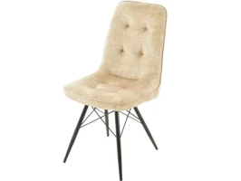 Стул «Бордо» Монолит беж, паук черный