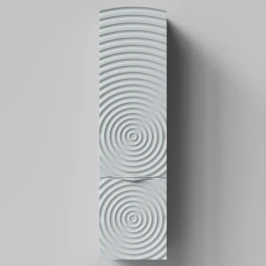 Пенал Эйфория 40 F1, пример RAL 7040 Серое окно, матовая, подвесной, правый