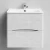 Тумба Адель 60 подвесной, Белый камень ПВХ 57805 Vodok с раковиной в комплекте