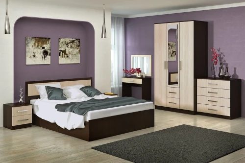 Кровать с подъемным механизмом Фиеста 1,6м, Дуб беленый, Венге