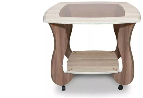 Стол журнальный Сатурн - М01 ясень темный/светлый