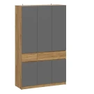 Шкаф трехстворчатый "Авиньон", Графит