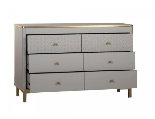Комод 65.01 Антре серый / золото