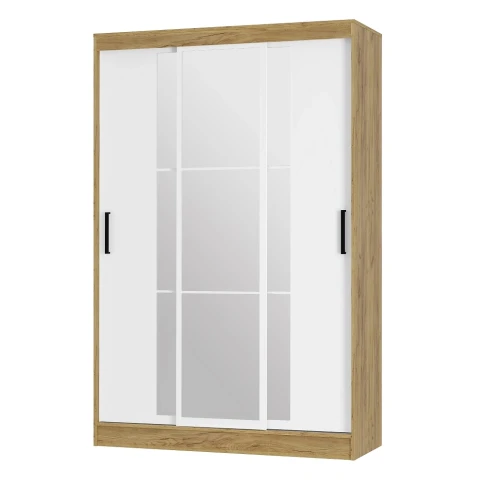 Шкаф-купе Тайм ШКК-03, крафт/белый