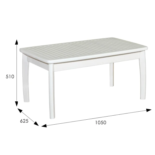 Стол журнальный Массив решетка снег