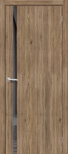 Межкомнатная дверь экошпон mr.wood Браво-1.55 Original Oak Mirox Grey