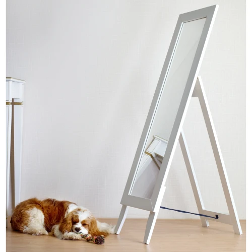 Зеркало напольное BeautyStyle 1 белый 138 см х 35 см