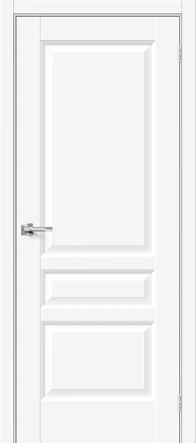 Межкомнатная дверь ПЭТ BRAVO Неоклассик-34 White Silk