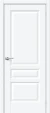 Межкомнатная дверь ПЭТ BRAVO Неоклассик-34 White Silk