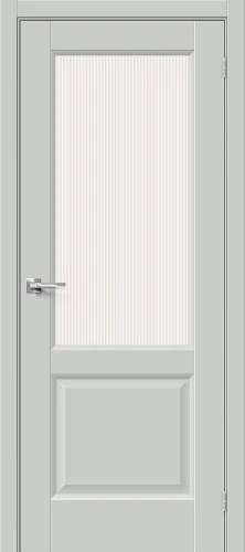 Межкомнатная дверь ПЭТ BRAVO Неоклассик-33 Grey Silk Magic Moru