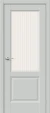 Межкомнатная дверь ПЭТ BRAVO Неоклассик-33 Grey Silk Magic Moru