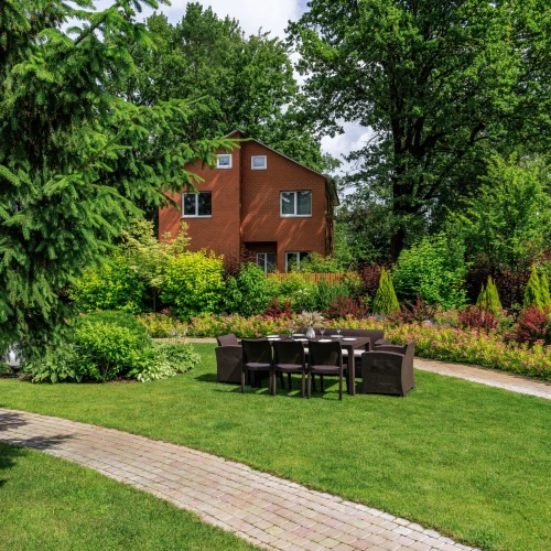 Обеденный комплект LANA LUX DINING XL коричневый