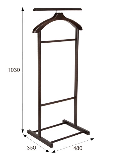 Вешалка костюмная В 21Н венге