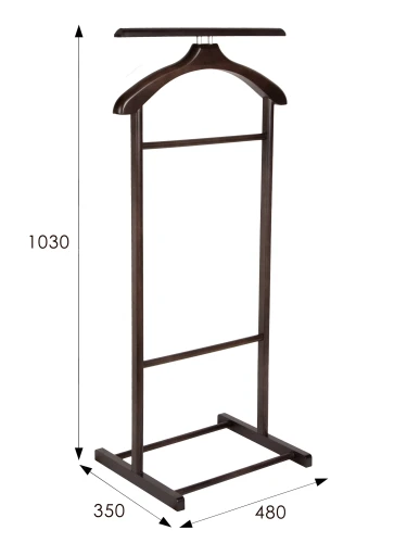 Вешалка костюмная В 21Н венге