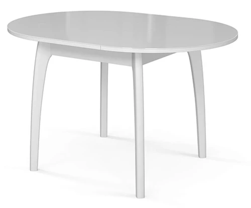 Стол DikLine M46 белый/стекло белое optiwhite