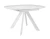 Стол DikLine BK100 Керамика Белый мрамор/подстолье белое/опоры белые