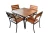 Набор мебели WOOD  арт.с1403+с1404 кофе,