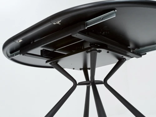 Стол VOLAND BIANCO TL-45 испанская керамика/ BLACK "белый мрамор" М-City