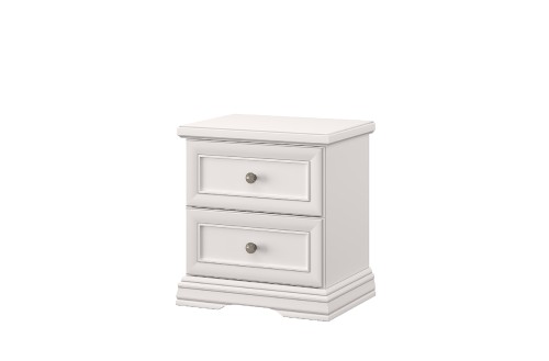 SEVILLA, Тумба прикроватная 2S. Цвет БЕЛЫЙ