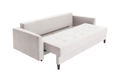 МЯГКАЯ МЕБЕЛЬ, Диван-кровать DAVID NEW. Цвет RIO PEBBLE