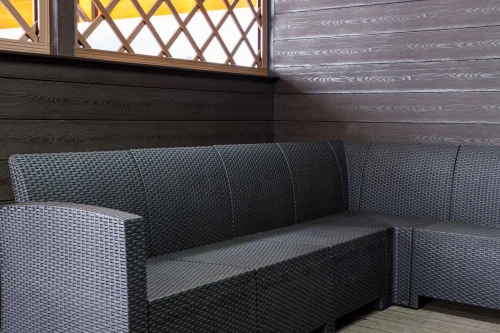 Садовый диван угловой П-образный Калифорния «California» на 10 мест без подушек