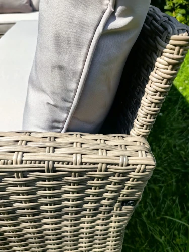 Обеденная группа плетеной мебели Албания + двухместный диван Анкор Greige