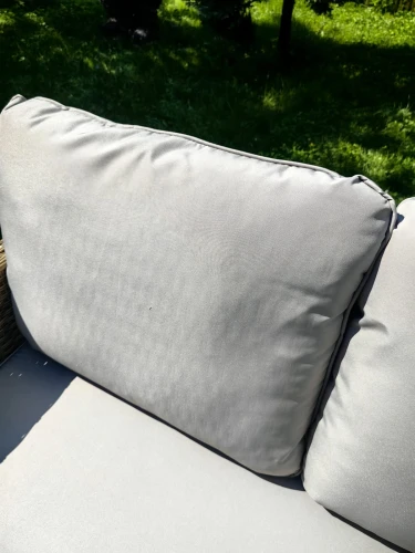 Обеденная группа плетеной мебели Албания + двухместный диван Анкор Greige