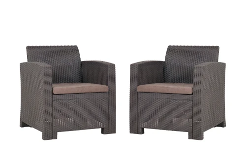 Комплект мебели Arizona Set Max, антрацит (на 5 персон)