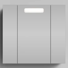 Зеркало Мальта 80, Мрамор Графит софт тач ПВХ 4044-3