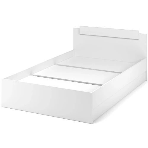 Кровать «Чикаго» 120 настил ЛДСП, белый