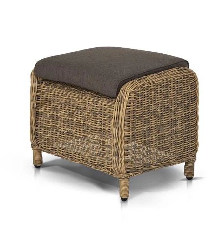 "Толедо" пуф плетеный, цвет соломенный