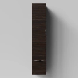 Пенал Марко 30 подвесной, дверь и ящик, ручки Хром, Палисандр ПВХ 43101, левый